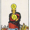 Four of Pentacles Tarot card
