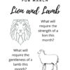 Lion and Lamb spread