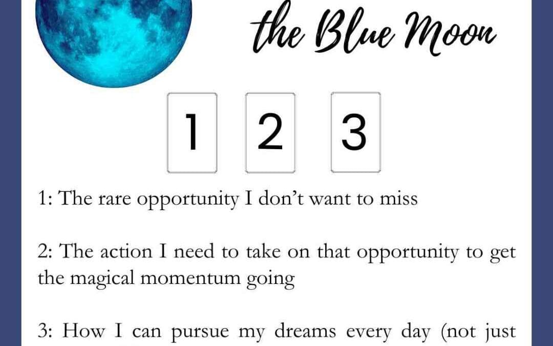 Tarot Spread for the Blue Moon