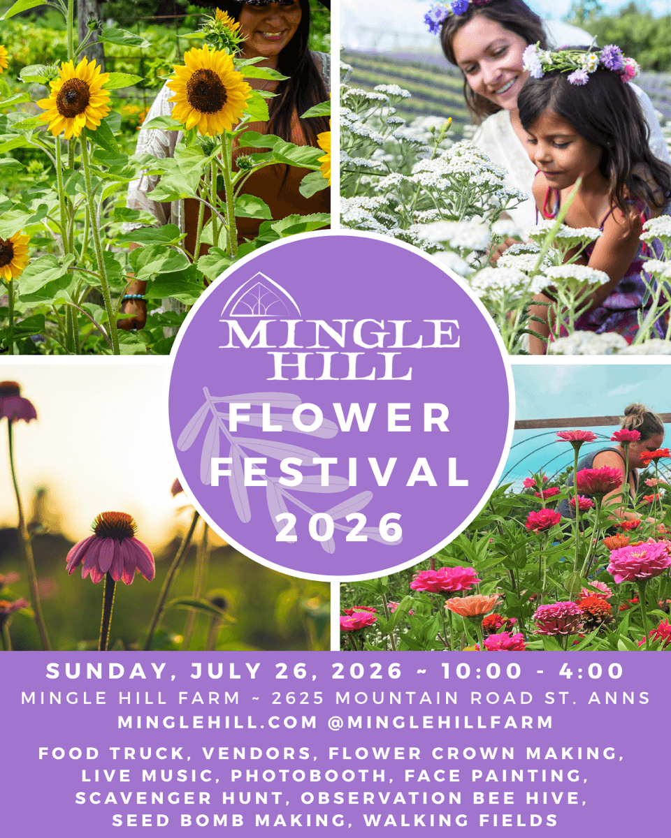 Flower Fest 2026 at Mingle Hill Farm free event